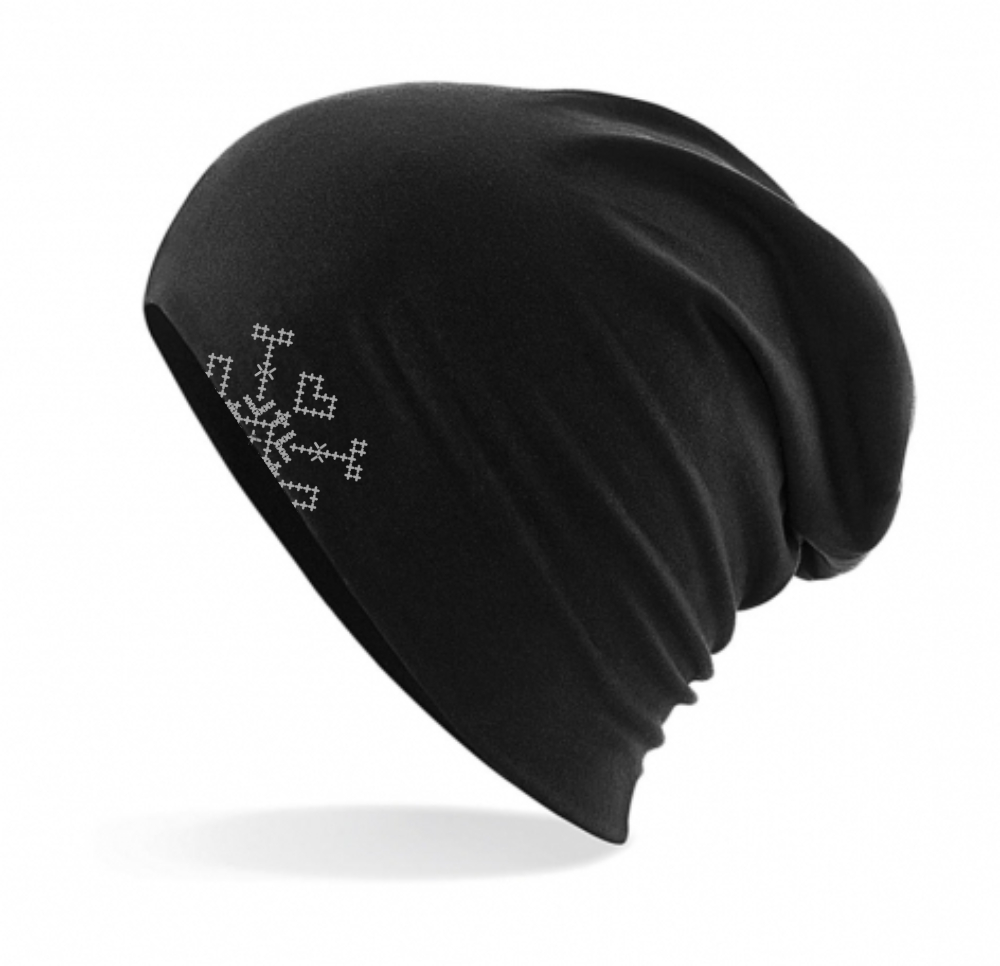 Puuvillane müts Muhu, must