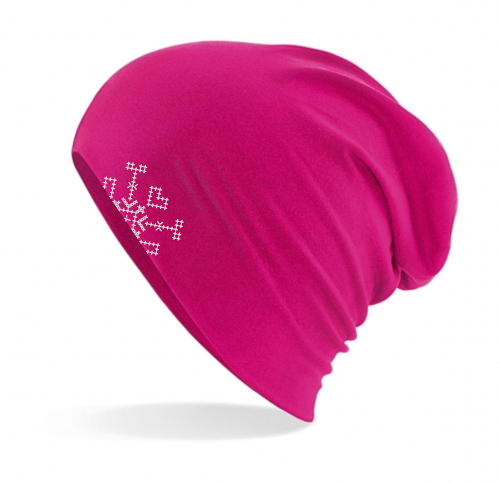 Puuvillane müts Muhu, fuksia