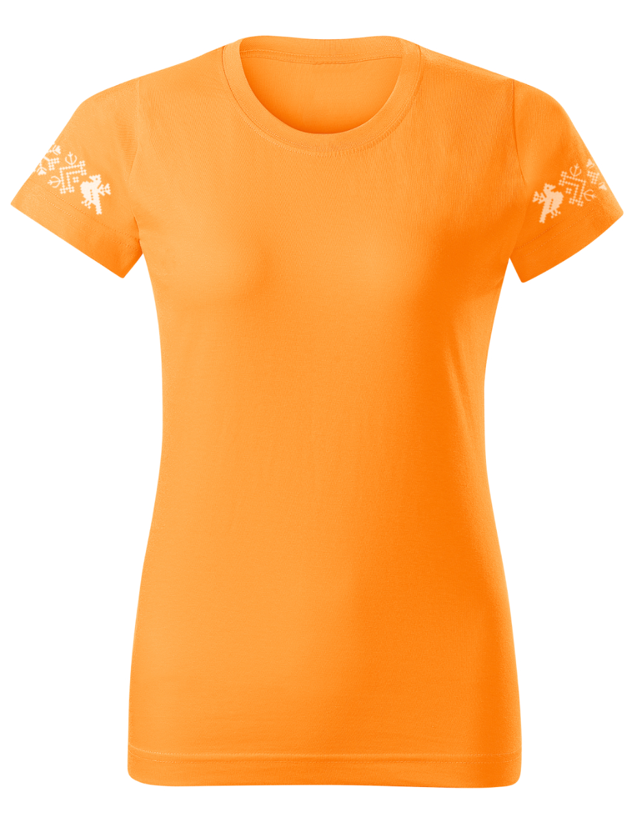 Naiste T-särk Muhu, oranž