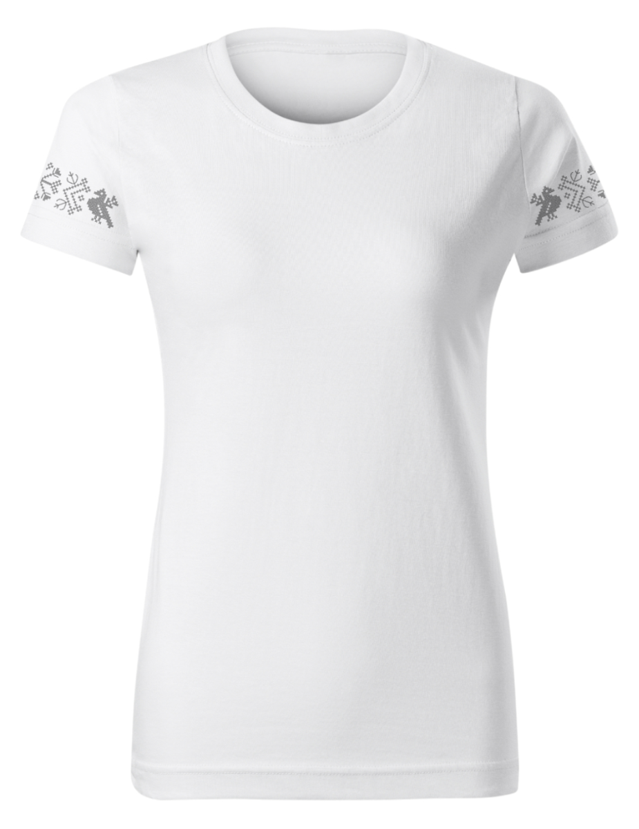 Naiste T-särk Muhu, valge