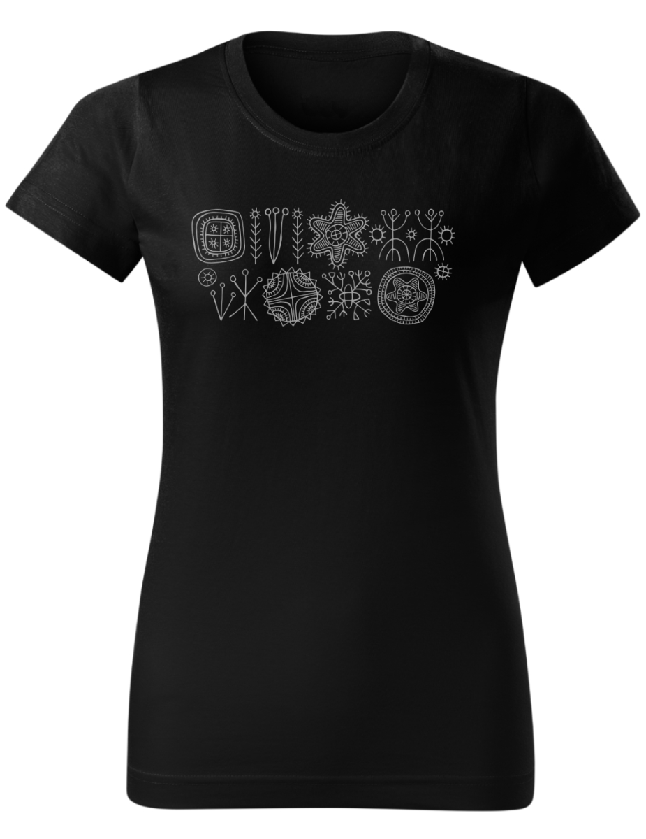 Naiste T-särk Arhailine, must