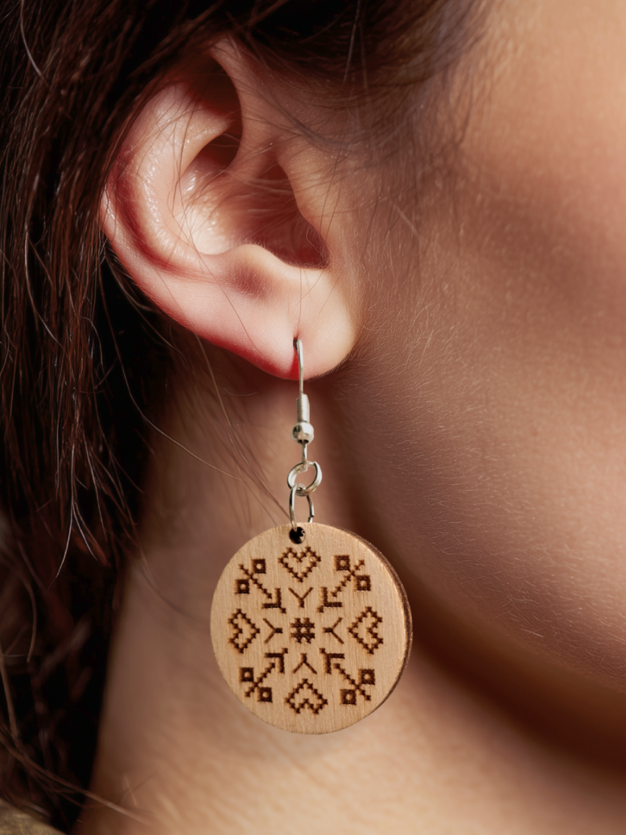 Konksuga kõrvarõngad Muhu I