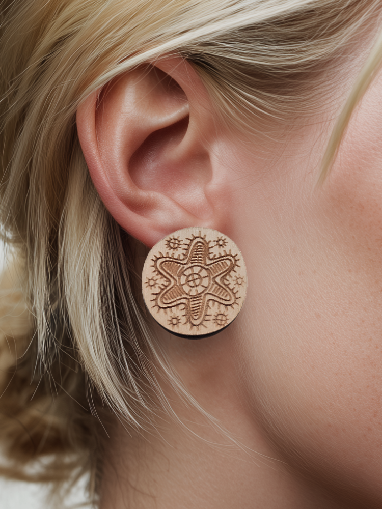 Kõrvarõngad Arhailine roos