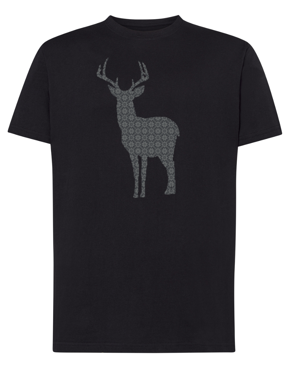 Unisex T-särk Hirv, Must