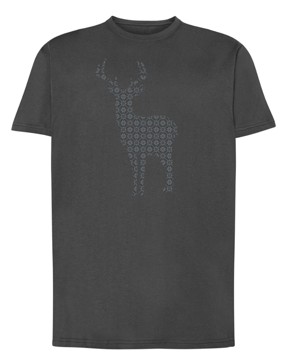 Unisex T-särk Hirv, Grafiit